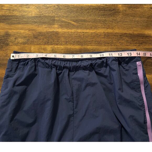 Free People Movement Womens Small Track Pants Three Pointer Navy Floral Side Zip - Picture 12 of 16